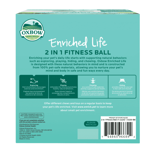 Enriched Life - 2-in-1 Fitness Ball